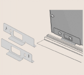 LEDON LED-Panel Wall Mounting Kit 