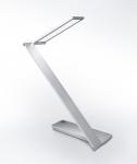 QisDesign LED-Tischleuchte BE Light Table Warmweiß | Silber | Ja
