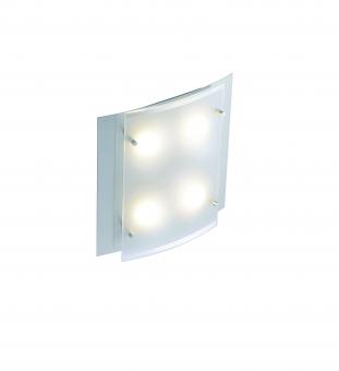 F.L.I. LED-Deckenleuchte 4-flammig 211214 - 16 W Warmweiß | Nickel matt | Nein