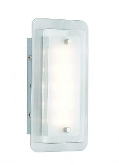 F.L.I. LED-Wandleuchte 1-flammig 213551 - 6W Warmweiß | Nickel matt | Nein