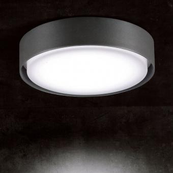 LupiaLicht LED-Decklenleuchte BORDA 4020/94-57 Warmweiß | Anthrazit | Nein
