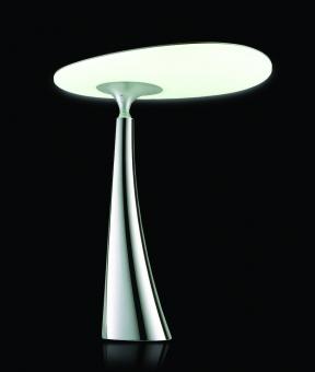 QisDesign LED-Tischleuchte Coral Reef Table Warmweiß | Silber | Ja