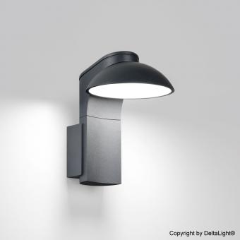 DeltaLight LED-Wandleuchte TWEETER X W Warmweiß | Dunkelgrau | Nein