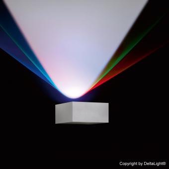 DeltaLight LED-Wandleuchte VISION S OUT - RGB RGB | Alu grau | Nein