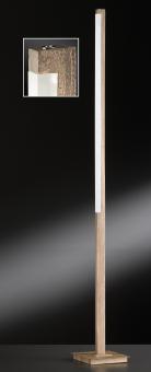 Honsel LED-Standleuchte STICK Holz 45671 Warmweiß | Holzfarbig | Ja