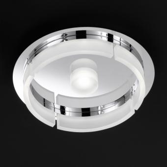 Honsel LED-Deckenleuchte Sporto - 30W Warmweiß | Chrom | Nein