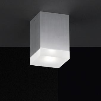 Honsel LED-Deckenleuchte Tetra - 6W Warmweiß | Nickel matt | Nein