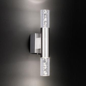 Honsel LED-Wandleuchte Bubble - 6W Warmweiß | Nickel matt | Nein