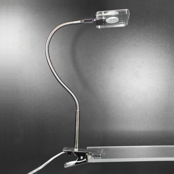 Honsel LED-Klemmleuchte Loren - 4W Warmweiß | Nickel matt | Nein