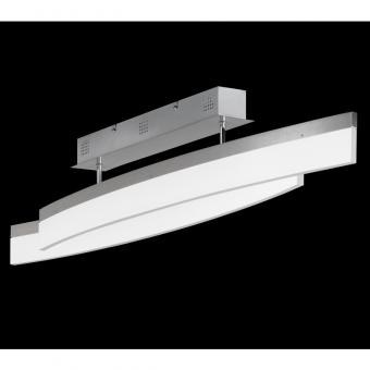 Honsel LED-Deckenleuchte SEGEL - 40W Warmweiß | Nickel matt | Ja