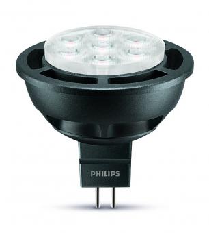 PHILIPS LED Lampe 6.5W (35W Ersatz) - GU5.3 - Dimmbar Extra Warmweiß | 36° | Ja | Grün
