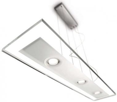 LED-Pendelleuchte InStyle VIDRO 69049/48/16 Extra Warmweiß | Gebürstetes Aluminium | Ja