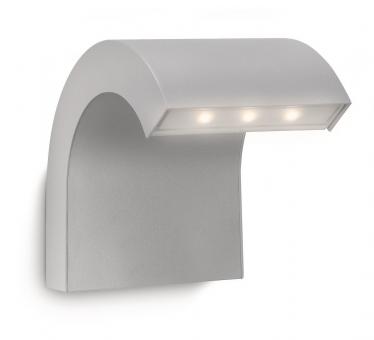 LED-Wandleuchte Riverbank 16355/87/16 Extra Warmweiß | Grau | Ja