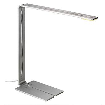 SLV 146046 LED-Tischleuchte CYGNIS Warmweiß | Gebürstetes Aluminium | Nein