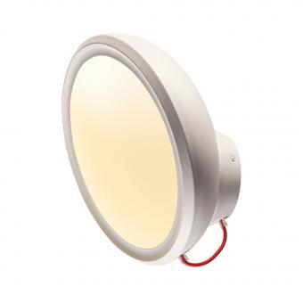 SLV LED-Wandleuchte I-RING Warmweiß | Weiß | Ja