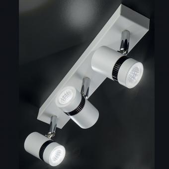 LupiaLicht LED-Deckenleuchte TUBE 3503/3-8 Warmweiß | Weiß | Nein
